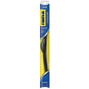 Rain-X 24'' Vision Wiper Blade, Standard Beam, All Weather Performance Curved Smooth Wipe (24)