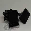 Palonu 4 Pcs Black Christmas Stocking Holders, Heavy Duty Mantle Hangers Cast Iron Hanging Hooks with Non-Slip Pad,Christmas Ornaments Xmas Holiday Decoration Shelf Window Fireplace Mantel Décor