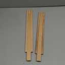 Wax Coated 14.2 Inches Wood Drawer Slide 2PCS, Classic Traditional Wood Center Guide Track