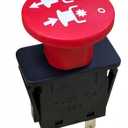 2 x PTO Switch 5 Terminals 01545600 00522100 430-401 for Ariens Gravely ProMaster MTD Toro Gravely Delta Scag Compatible with PM100, EZR,ZTX 260Z, ZTR 2050 34, 34Z Zoom 2148XL, 01545600, 925-1716, 5 AMP