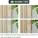 H.VERSAILTEX Door Curtains for Door Window, French Door Curtains, Privacy Semi Sheer Side Light Curtains for Door Windows with Rod Pocket and Tie Back, Beige, 25 x 40 inches, 1 Panel
