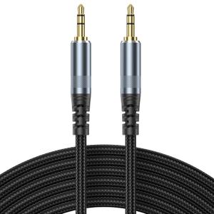 AUX Cable 10ft, 3.5mm Audio Cable Long Aux Cord Male to Male 10 Feet Auxiliary Headphone Stereo TRS 1/8 Jack Hi-Fi Sound Compatible with Car TV Laptop Smartphone Tablet
