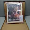 Art Shoppe Framed Print Wall Art, Vintage Wall Dcor for Living Room, Bedroom, Office, High-Resolution Image on Premium Art Paper, 3/4" Frame with Plexiglass Front, Ready to Hang, 17"x21" (Brown Foals)