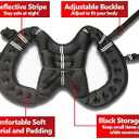 Weighted Vest, 3kg 5kg 8kg 10kg Weight Workout Vest with Reflective Stripe for Women, Men, Strength Training, Running, Fitness, Walking, Weight Loss, Training 10LBS