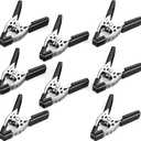 HORUSDY 8-Piece 4" inch Spring Clamp, Heavy Duty Spring Metal Spring Clamps, 1.5"-inch Jaw opening , Black 