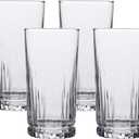 Anchor Hocking Aniston Drinking Glasses (4-Pieces, 15-ounce, dishwasher safe)