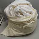 LilySilk All Season Silk Comforter/Duvet/Quilt, 100% Silk Floss Filling with 100% Cotton Cover King(104x92 Inch,Silk Weight:2.0kg) (White)