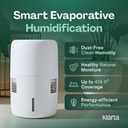 Klarta Humea Humidifier Evaporative Smart WiFi App 3L Beige