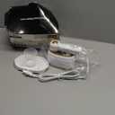 Travel Steamer for Clothes, 1200W Mini Travel Iron with Steam, Handheld Rotary Garment Iron, Wrinkle Remover, 10s Fast Heating, White, 1 Piece