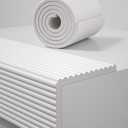 QYV Extra Wide Thick Edge Protectors for Baby, Pre-Taped 6.56ft Foam Guard | 11.8''W Corner Protector, 0.47'' Thick Soft Rubber Foam Padding for Fireplace Table Stair Wall, Waterproof, White