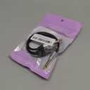 XMSJSIY 6.35mm 1/4" TS Male to Dual 6.35mm 1/4" TS Male Mono Stereo Y Cable Splitter Cord - 50cm