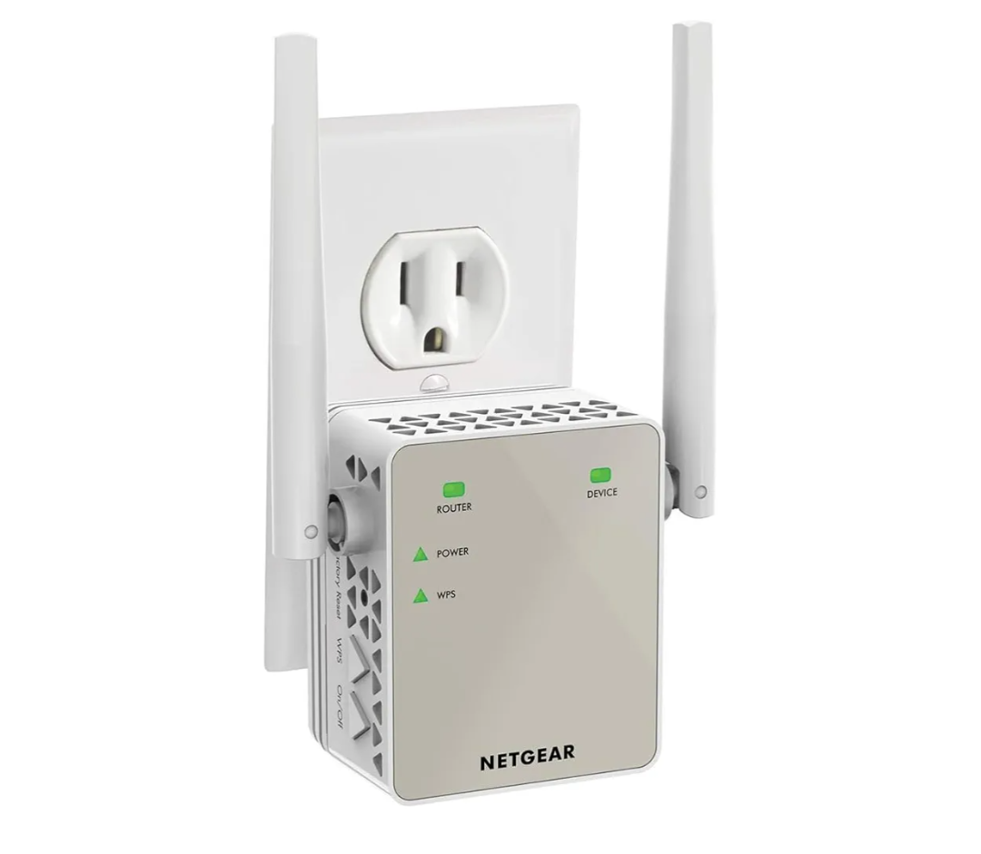 NETGEAR WiFi Range Extender (EX6120) - Add up to 1,500 sq. ft., 25 Devices - AC1200 Dual Band Wireless Signal Extender (Up to 1.2 Gbps Speed), Compact Wall Plug Design – Free Expert Help