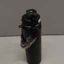 32 oz Insulated Water Bottle With Detachable Straw & Paracord Handle, Stainless Steel Thermos Water Bottle with Leakproof Lockable Lid, BPA-Free Sports Bottle (Black)