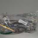 4 Pack Bypass Door Soft Close/Open Hangers Fit Johnson Part #1062 Replacement Kit, 1" Nylon Ball Bearing, 1-1/4" C.T.C, Min. 1" Thick Doors, 165lbs Capacity, Bi-Direction