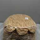 LUSYDECO Set of 2 Wicker Storage Baskets with Lid, Rattan Basket Decorative Boxes, Woven Storage Box Hyacinth Basket with Lids, Small Scalloped Edge Wicker Baskets with Lids