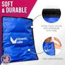 2 x Large Ice Packs for Injuries Reusable - Ice Pack for Back Pain Relief (11x14.5) - Gel Ice Pack for Knee, Shoulder, Back, Hip (Full-Size)