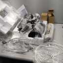 Farmhouse Rustic Table Lamps for Bedroom Set of 2, Vintage Lantern Lamp with Dual USB Charging Ports,25" Retro Antique Bedside Nightstand Desk Lamp for Living Room End Table Entryway, 4 Bulb Included