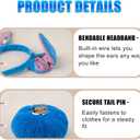 Alien Dog Costume Accessories Halloween & Cosplay Fancy Dress Up Adults