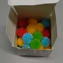 Civaner 40 Pieces Mini Spiky Porcupine Balls Multicolor Small Stress Relief Calming Toy Bright Hedge Balls Soft Colorful Fidget Sensory Toy for Home Office Birthday Party Favors Supplies