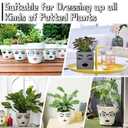 Face Stickers for Crafts, Make a Face Stickers, Fun Eyes Lips Mouth Eyebrows Nose Decals for Holiday Party Halloween Party Supplies, Flower Pots Decoration