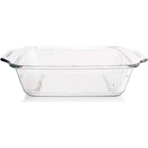 Square Baking Dish - Glass 8x8 - Embossed