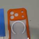 CENHUFO Magnetic Privacy for iPhone 17 Pro Case [Compatible with Magsafe] Full Body Phone Case Built-in 9H Tempered Glass Privacy Screen Protector, Camera Protection Shockproof Bumper Cover -Orange