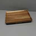 Acacia Wood Couch Arm Tray,Folding Sofa Armrest Tray,Couch Arm Table Clip-On Couch Desk for Drinks, Snacks,Phone,Remote Control