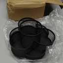 Topwey Pen Holder for Desk, 360 Rotating Pencil Holder, Cup Holder for Desk Office, Desk Organizers and Accessories in Black