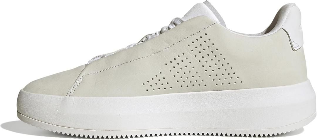 adidas Men's Acesmash Fashion Sneakers (14, Beige/White/White)