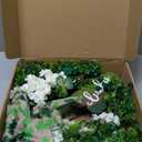 Bibelot 20" St. Patricks Day Decorations for Front Door Artificial Green Wreath Lucky Shamrock Board Clover Bow Leaves and Flowers Spring Summer Home Party Outdoor/Indoor Farmhouse Porch Decor