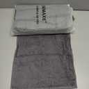 SEMAXE 12 Pack Hand Towels Set for Bathroom, Hotel, Gym and Spa, 16" x 27" 100% Combed Cotton Towels with Hanging Loops, Gift Box Packaging, Grey