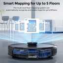 Kilgone Robot Vacuum and Mop Self-Emptying, 6000Pa No-Tangle Suction, LiDAR Multi-Floor Mapping, 90-Day Hands-Free, App, Alexa & Google Assistant for Pet Hair, Carpet & Hard Floor