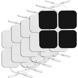 TENS Unit Replacement Pads, NURSAL Reusable TENS Electrode Pads 2x2 20pcs with Upgraded Self-Stick Performance for Electrotherapy, Compatible with AUVON TENS, TENS 7000