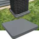 Mxclimate Equipment Pad for HVAC Systems,Ductless Mini Split Air Conditioner,32"x32"x2" Plastic Condenser Unit Pad