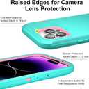 for iPhone 14 Pro Max Case 6.7" with 2 Screen Protector, Full Body Heavy Duty Military Grade Cover, Shockproof/Drop Proof Protection Phone Case (Mint Pink)