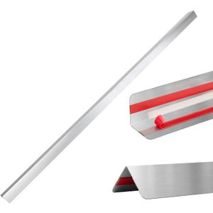 5 PCS 1x1x48 Inch 304 Stainless Steel Corner Guards Metal Wall Guard Protector Corner Trim Molding for Door Countertop Furniture Cabinet Protection