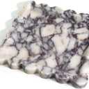Natural Marble Vanity Tray - Luxury Scalloped Marble Storage Tray for Home Decor - Square (9.8 * 9.8) - Calacatta Viola