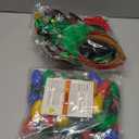 9PCS Christmas Party Favors, Light Up Christmas Necklace Headband Glasses Set, Xmas Bulb Necklace Antler Tree Lights Holiday Headbands LED Flashing Glow Santa Eyeglasses Bulk for Christmas Gift