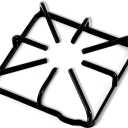 Allstare WB31K10016 WB31K10015 Grate Replacement Parts For GE Burner Grate Kenmore Hotpoint Stove Parts General Electric Gas Range Parts Stove Surface Top Grate Metal Steel Rack 1 Pack (8.75'' x 8.75'' WB31K10016)