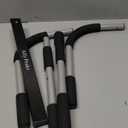 Ally Peaks Pull Up Bar for Doorway | Thickened Steel Max Limit 440 lbs Upper Body Fitness Workout Bar| Multi-Grip Strength for Doorway | Indoor Chin-Up Bar Fitness Trainer for Home Gym Portable (silver2)