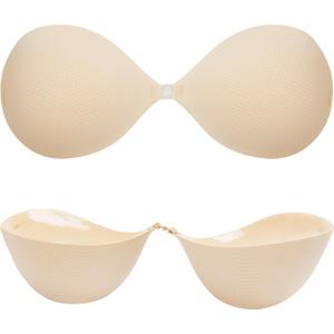 Nimiah Super Thick Adhesive Bra - Instant Volume Sticky Bra for Flat Chest Unisex, Mastectomy, Transgender Beginner