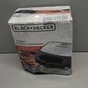 BD Waffle Iron Morning Station (Compact Design, Black/Silver)