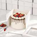 VGOODALL 10 Pack Cake Boxes, 10x10x8 Inches Cake Containers with Window, White Bakery Boxes with Lids for Birthday Party Wedding