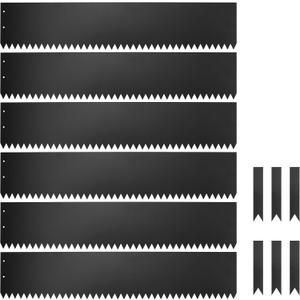 Dyna-Living 40 x 6 Inch Metal Edging for Landscaping 6 Pack Garden Edging
