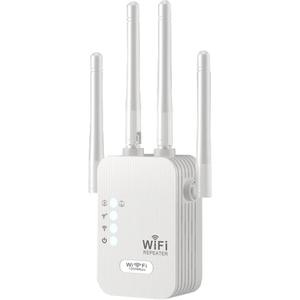 WiFi extender dual band 1200 mpbs, 100000 sq. Ft long range internet extender Wi-Fi booster for home, office,90% faster| Broader than ever,WiFi Repeater W/Ethernet port, 1-Tap Easy Setup
