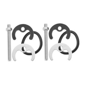 HEMOTON 2 Sets Horseshoe Mounting Accessories Faucet Foam Sprayer Car Wash Nozzles Multi Fasteners Washers Spout Kitchen Sink Tap Automatic Kitchen Tap Stop Removal Taps Ms Stainless Steel