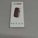 COMSOON Bluetooth Receiver for Car, Noise Cancelling 3.5mm AUX Bluetooth Car Adapter, Wireless Audio Receiver for Home Stereo/Wired Headphones, Hands-Free Call, 16H Battery Life - Black+Silver