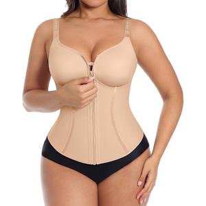 SHAPELLX Waist Trainer for Women Corset Top Tummy Control Shapewear Waist Cincher Body Shaper Fajas Colombianas Moldeadoras Large