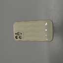 Caseative for iPhone 12 Pro Max Case,Water Ripple Pattern Curly Wave Frame Soft Phone Case (White)