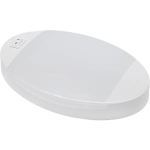 Facon 12V RV Oval Pancake Light, Length: 6'', 4000K Nature White Light, 12Volt Interior RV Ceiling Dome Light with On/Off Switch, for RV Motorhomes Camper Caravan Trailer Boat